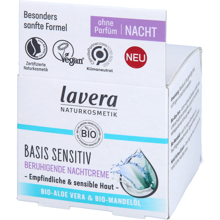 LAVERA BASIS SENSITIV BERUHIGENDE NACHTCREME, 50 ml XNC