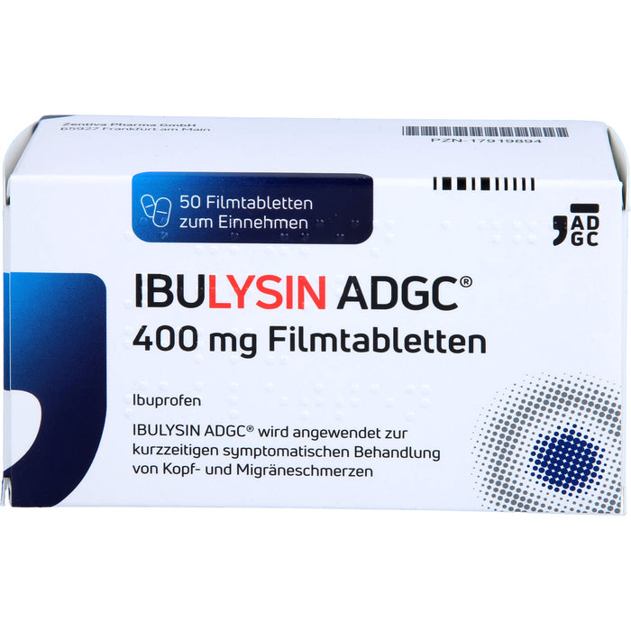 IBULYSIN ADGC 400 mg Filmtabletten, 50 St FTA