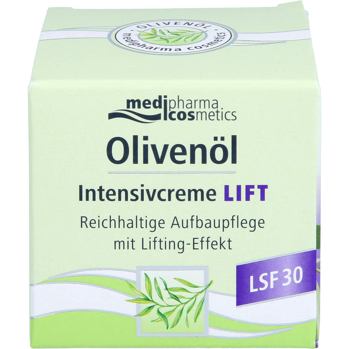 medipharma cosmetics Olivenöl Intensivcreme Lift LSF 30, 50 ml Cream