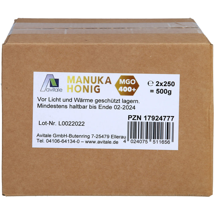 Manuka Honig Mgo 400+, 500 g