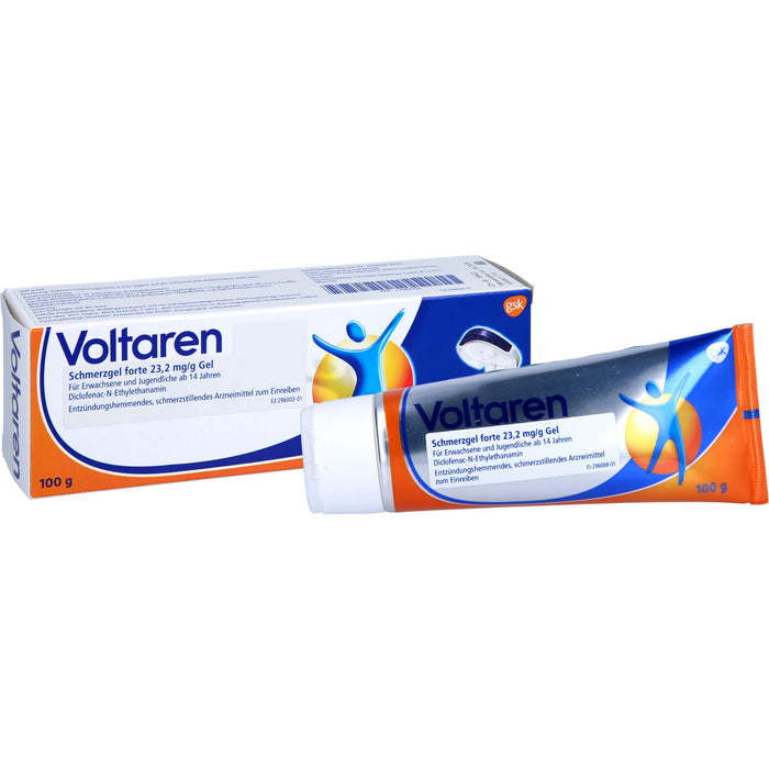 Voltaren Schmerzgel forte 23,2 mg/g Eurim Gel, 100 g Gel