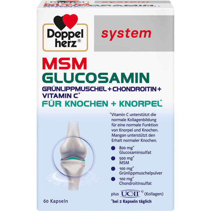 Doppelherz MSM Glucosamin system, 60 St KAP