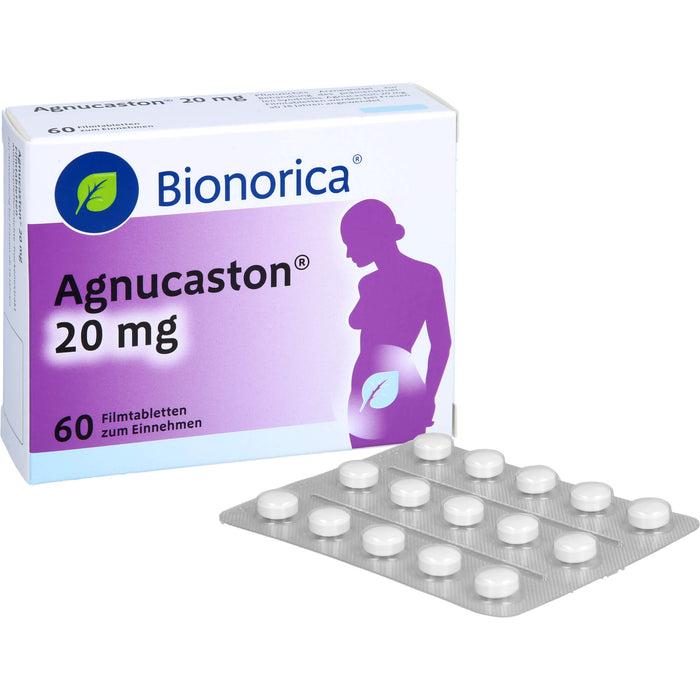 Agnucaston 20 mg Filmtabletten bei Regelbeschwerden, 60 pcs. Tablets