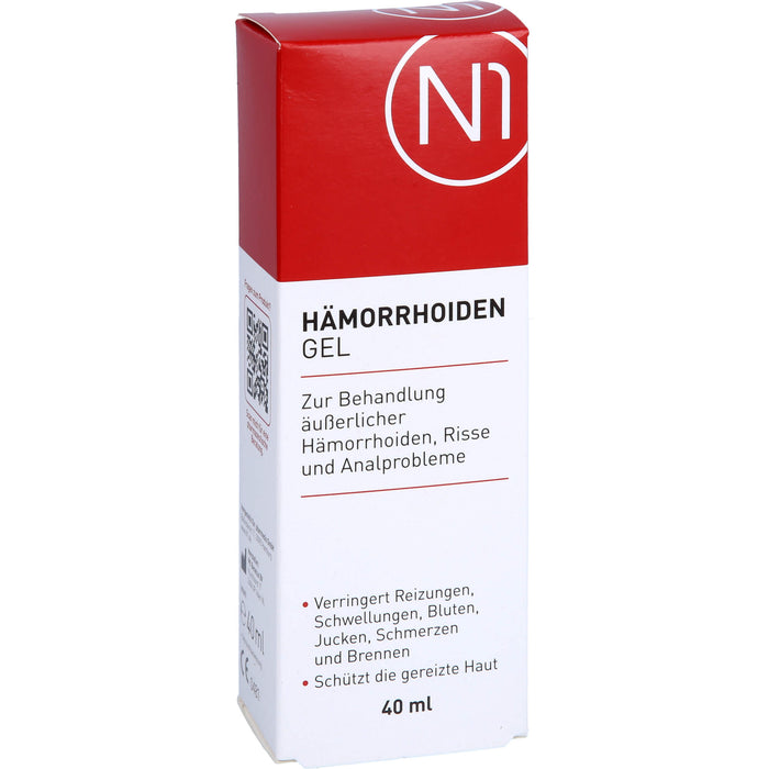 N1 HÄMORRHOIDEN GEL, 40 ml GEL