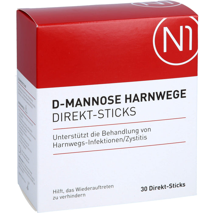 N1 D-MANNOSE HARNWEGE DIREKT-STICKS, 30 St GRA