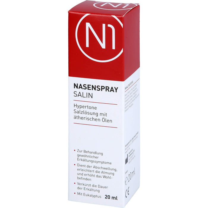 N1 NASENSPRAY SALIN, 20 ml SPR