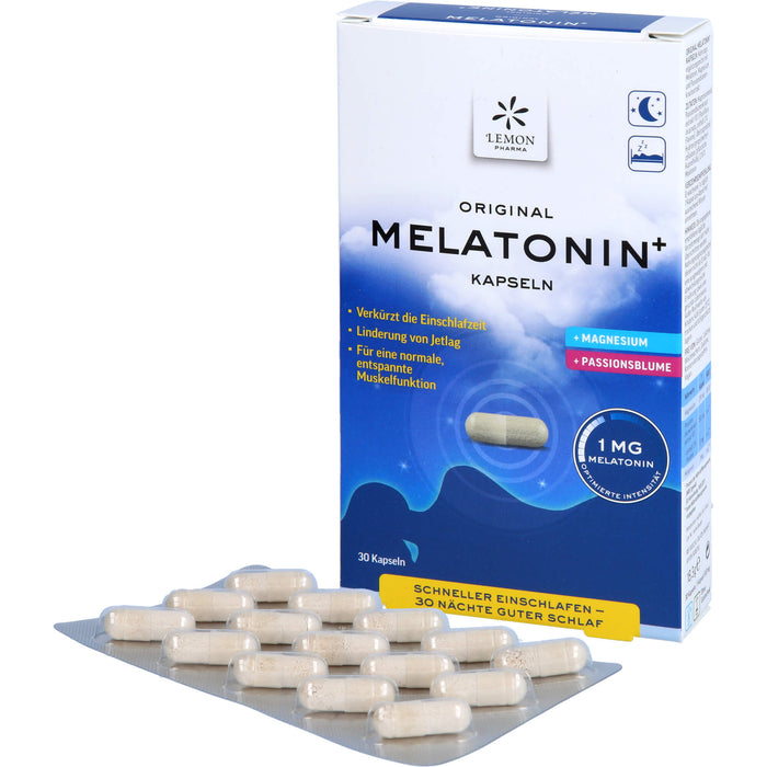 MELATONIN PLUS KAPSELN, 30 St KAP