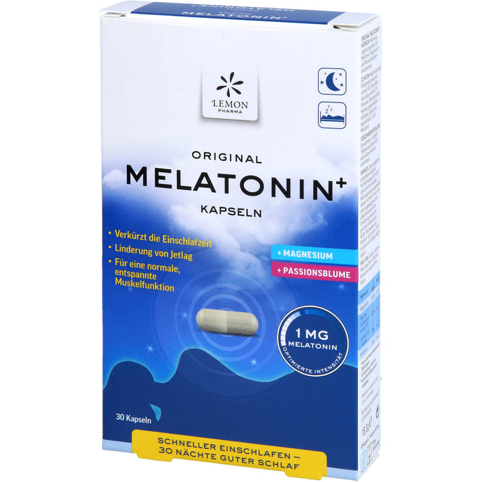 MELATONIN PLUS KAPSELN, 30 St KAP