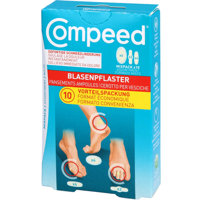 Compeed Blasenpflast Mixpa, 10 St PFL