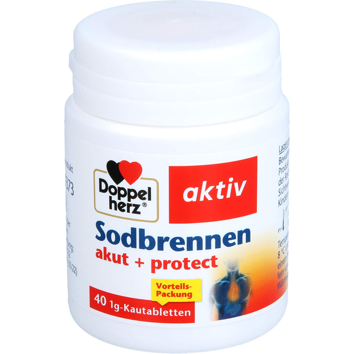 Doppelherz Sodbrennen akut + protect, 40 St KTA