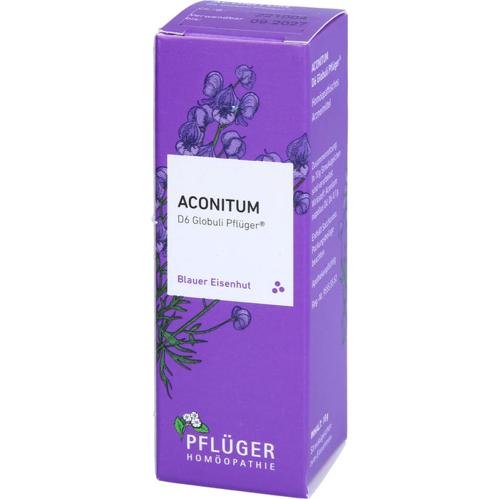 Aconitum D6 Globuli Pflüger Dosierspender, 10 g GLO