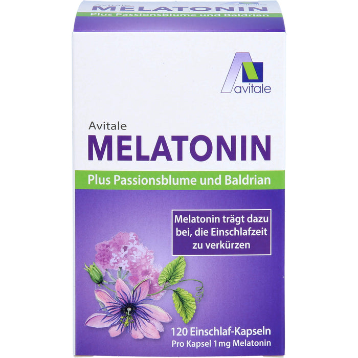 Melatonin+Passionsblume+Baldrian, 120 St KAP