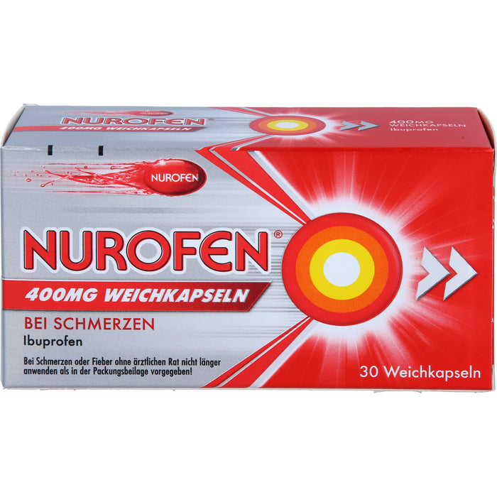 NUROFEN 400 mg Weichkapseln bei Schmerzen oder Fieber, 30 pc Capsules