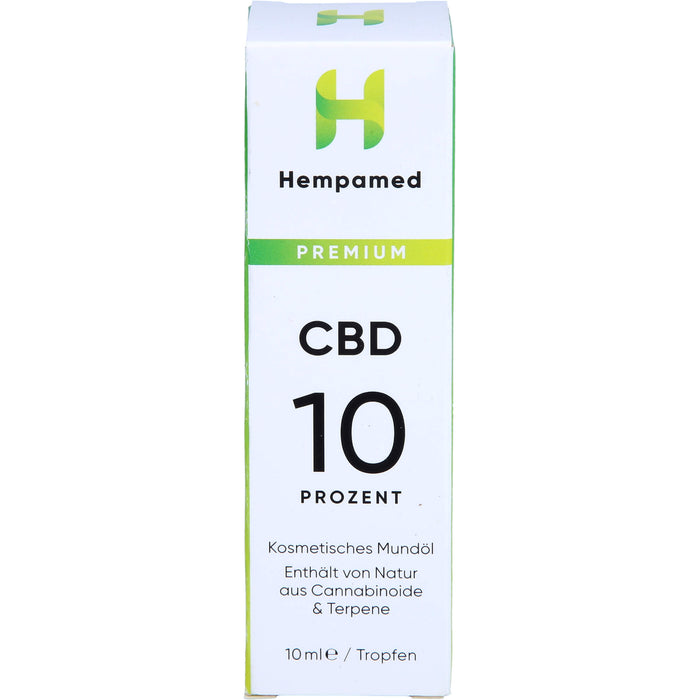 Hempamed CBD Premium Mundöl 10%, 10 ml TRO