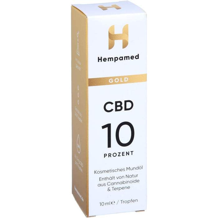 Hempamed CBD Gold Mundöl 10%, 10 ml TRO