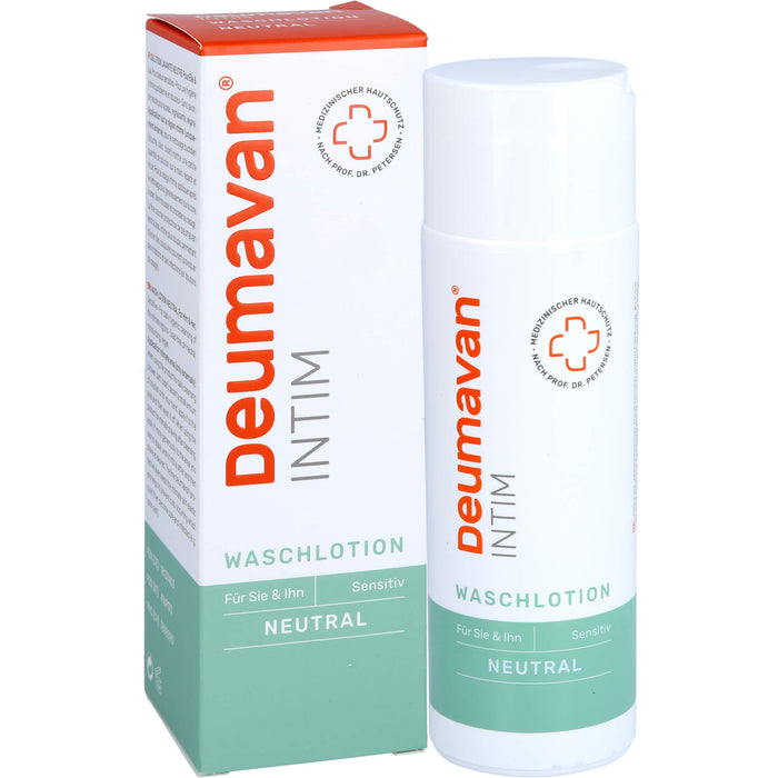 Deumavan Intim Waschlotion Neutral für Sie und Ihn, 200 ml Lotion