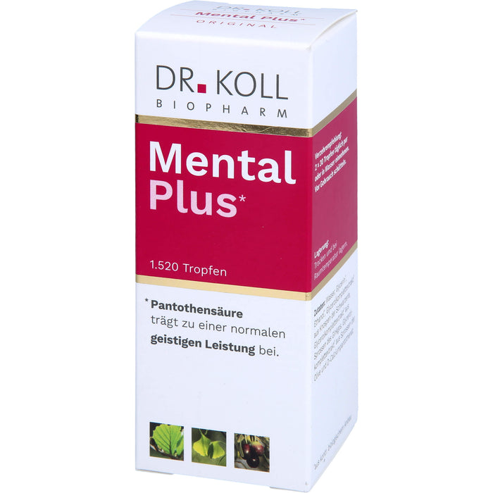 Mental Plus Dr.Koll Gemmo Komplex Pantothensäure, 50 ml TRO