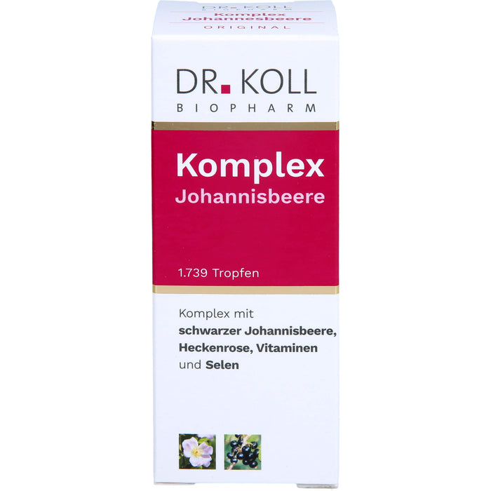 DR. KOLL Komplex Johannisbeere Tropfen, 50 ml Solution