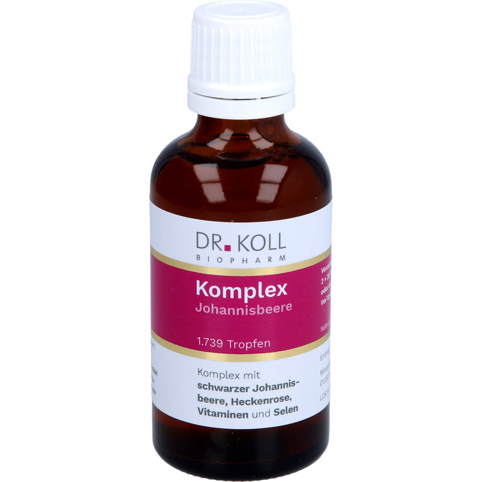 DR. KOLL Komplex Johannisbeere Tropfen, 50 ml Solution