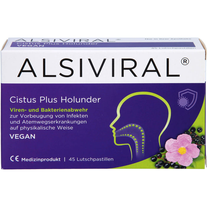 Alsiviral Cistus Plus Holunder, 45 St PAS