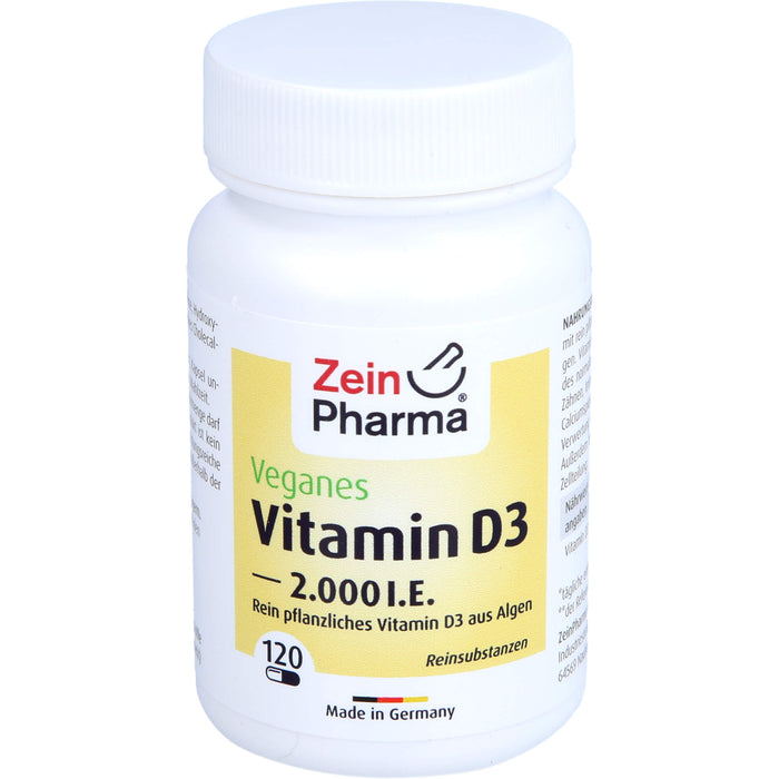 Vitamin D3 2000 I.E. Vegan, 120 St KAP