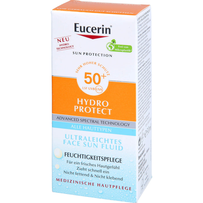 Eucerin Sun Fluid Hydro Protect Face LSF50+, 50 ml CRE