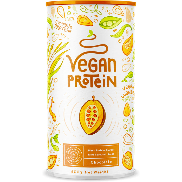 Vegan Protein Schokolade bioverfügbar Eiweißpulver, 600 g PUL