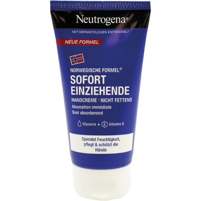 Neutrogena Norwegische Formel sofort einziehende Handcreme, 75 ml Creme