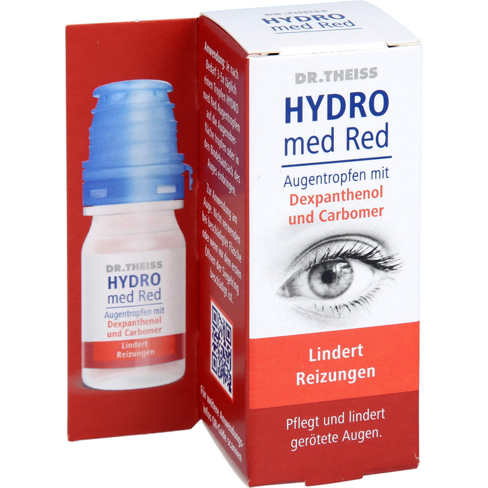 DR. THEISS Hydro med Red Augentropfen lindert Reizungen, 10 ml Lösung