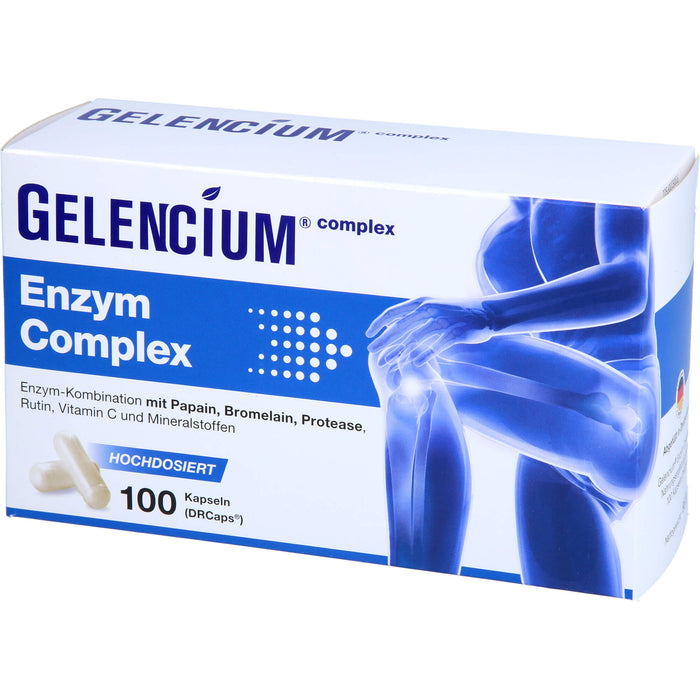 GELENCIUM Enzym Complex hochdosiert mit Bromelain, 100 St KAP