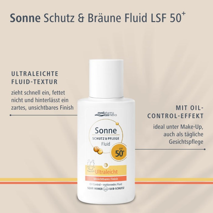 Sonne Schutz & Pflege Fluid LSF 50+ Ultraleicht, 50 ml LOT