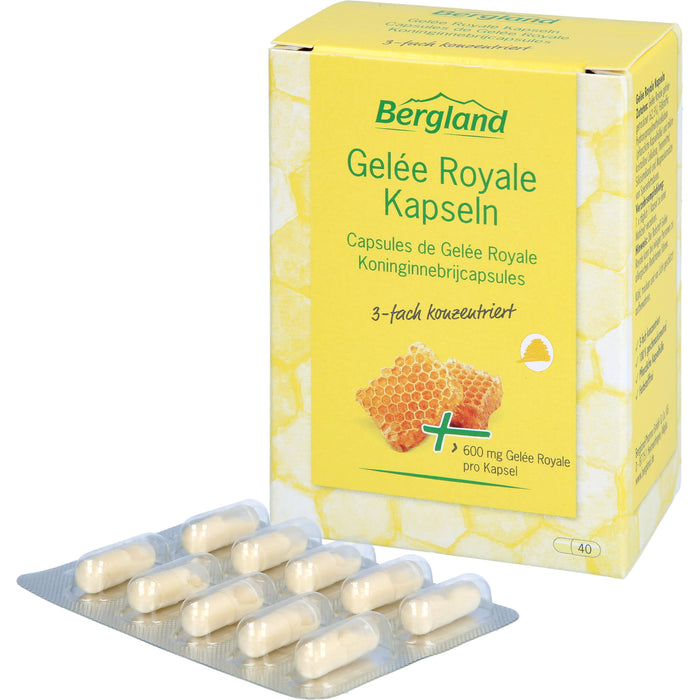 Bergland Gelée Royale Kapseln, 40 pc Capsules