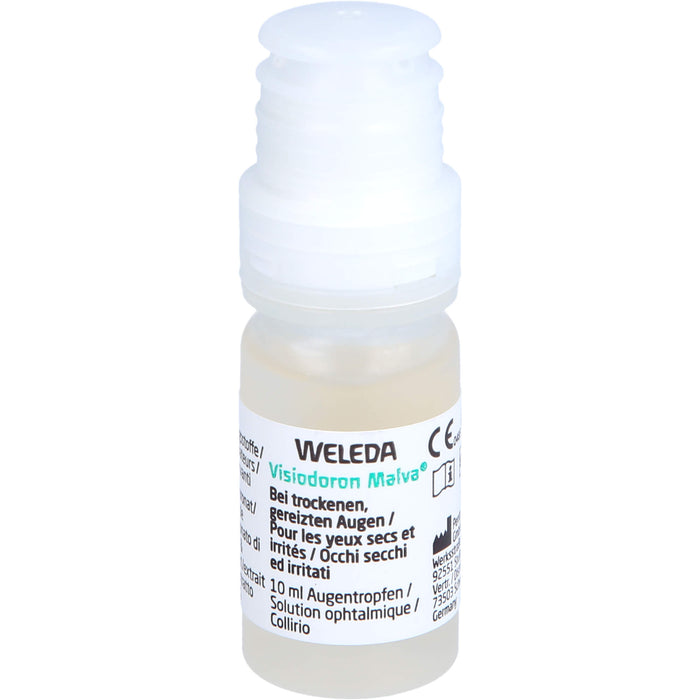 WELEDA Visiodoron Malva Augentropfen bei trockenen und gereizten Augen, 10 ml Lösung