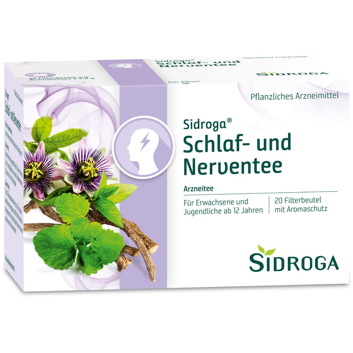 Sidroga Schlaf- und Nerventee, 20 pc Sac filtrant