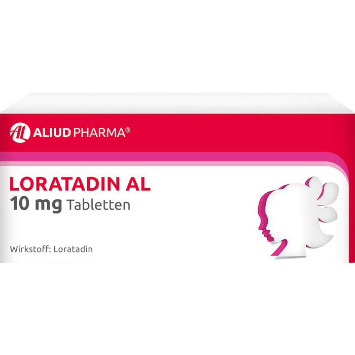 Loratadin AL 10 mg Tabletten Antiallergikum, 50 pc Tablettes