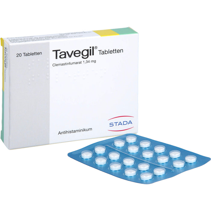 Tavegil Tabletten Antihistaminikum, 20 pcs. Tablets