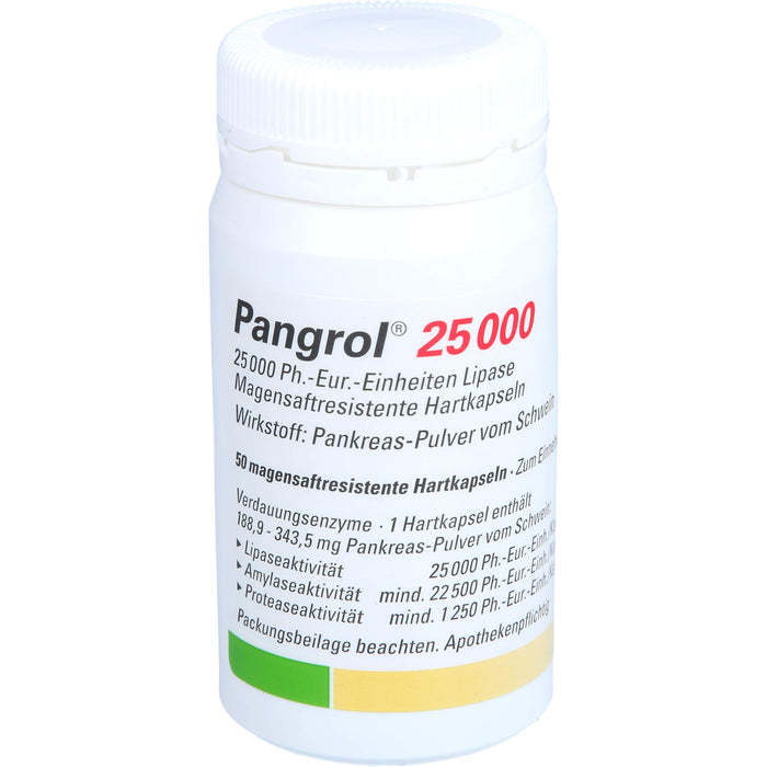 Pangrol 25 000 Kapseln Verdauungsenzyme, 50 pcs. Capsules