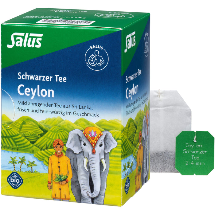 Ceylon Schwarzer Tee bio Salus, 15 St FBE