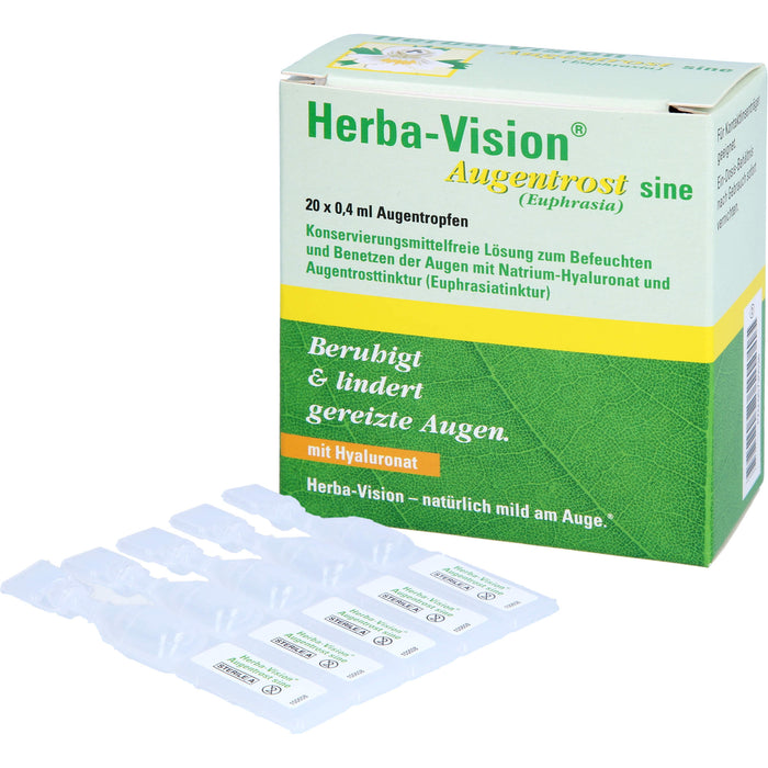 Herba-Vision Augentrost sine Augentropfen, 20 pc Ampoules