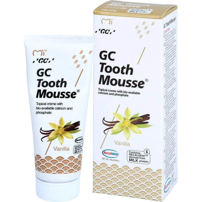 GC Tooth Mousse Vanille, 40 g Creme