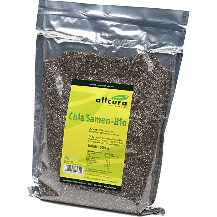 allcura Chia-Samen bio, 500 g Pulver