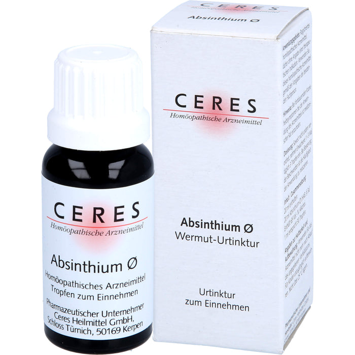 Ceres Absinthium Urtinktur, 20 ml Lösung