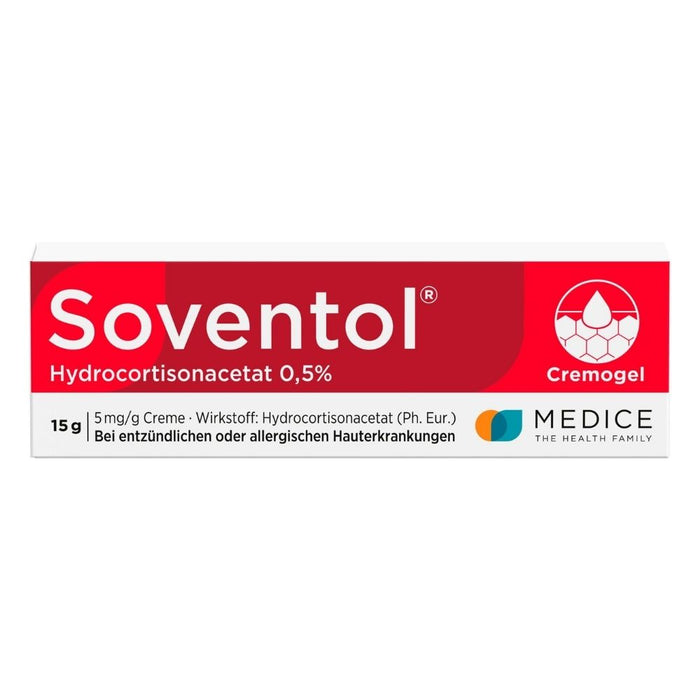 Soventol Hydrocortacetat 0,5 % Creme, 15 g Cream