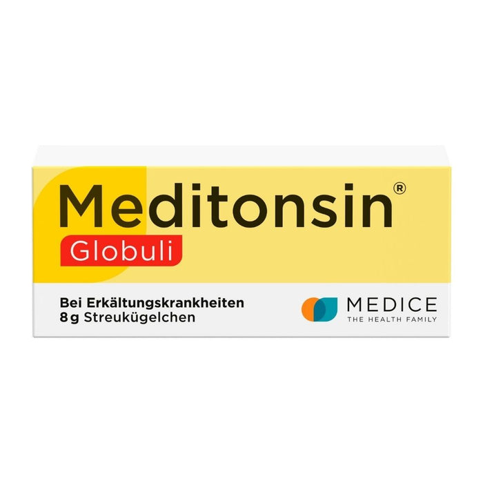 Meditonsin Globuli bei Erkältungskrankheiten, 8 g Globules