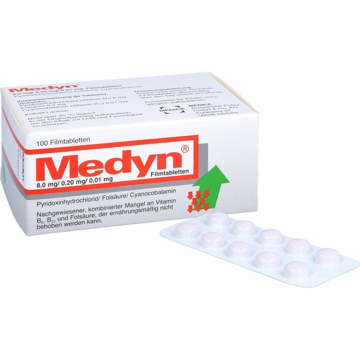 Medyn 8,0 mg/0,20 mg/0,01 mg, Filmtabletten, 100 pcs. Tablets