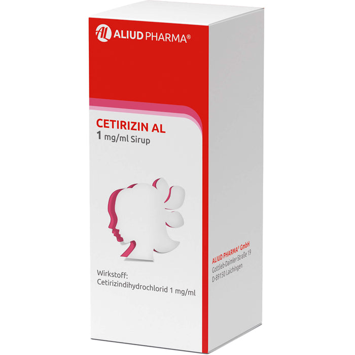 Cetirizin AL 1 mg/ml Sirup, 150 ml Lösung