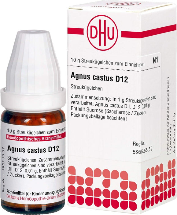 DHU Agnus castus D12 Streukügelchen, 10 g Globules