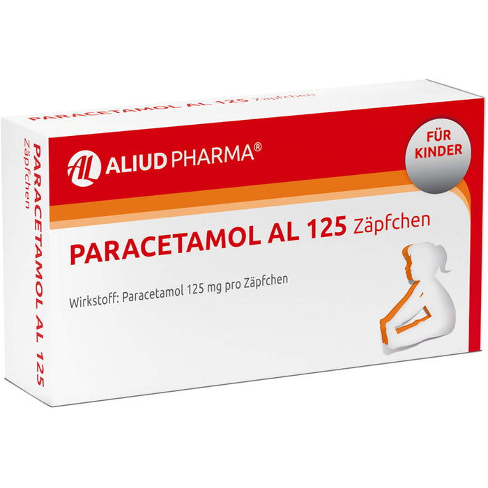 Paracetamol AL 125 Zäpfchen, 10 pcs. Suppositories