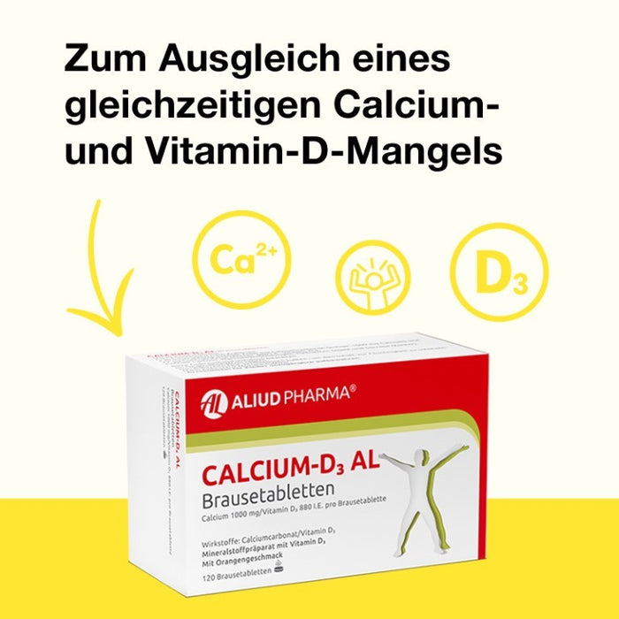 Calcium-D3 AL Brausetabletten, 120 pcs. Tablets