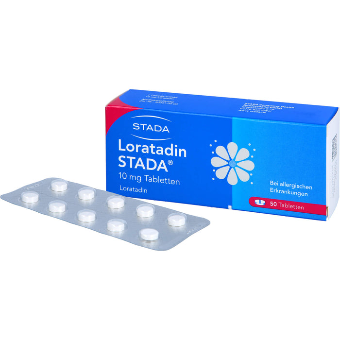 Loratadin STADA 10 mg Tabletten bei allergischen Erkrankungen, 50 pc Tablettes